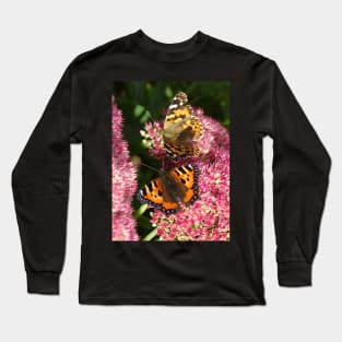 Painted lady and the Tortoiseshell Long Sleeve T-Shirt